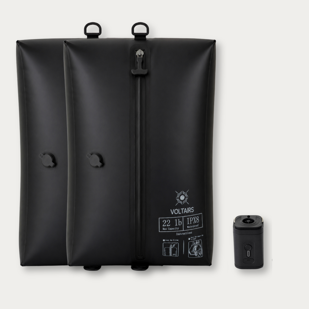 Voltairs Travel Vacuum Bag Kit - Updated Version